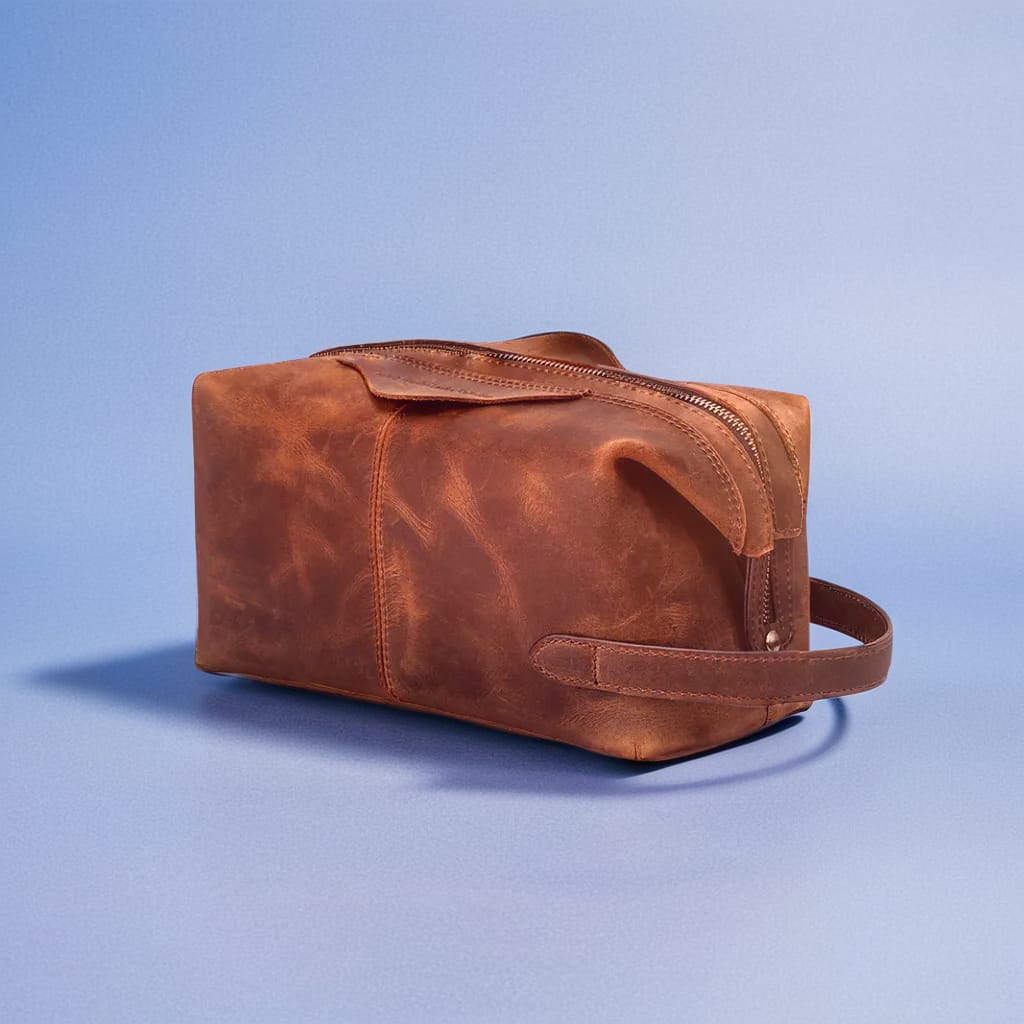 Trousse de toilette homme vintage – VeeBag™