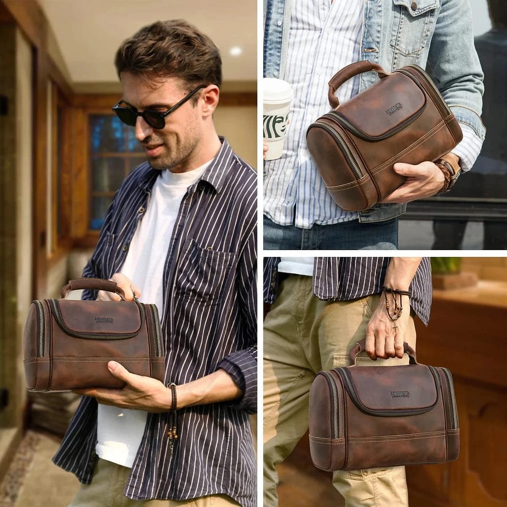 Trousse de toilette de voyage pour homme