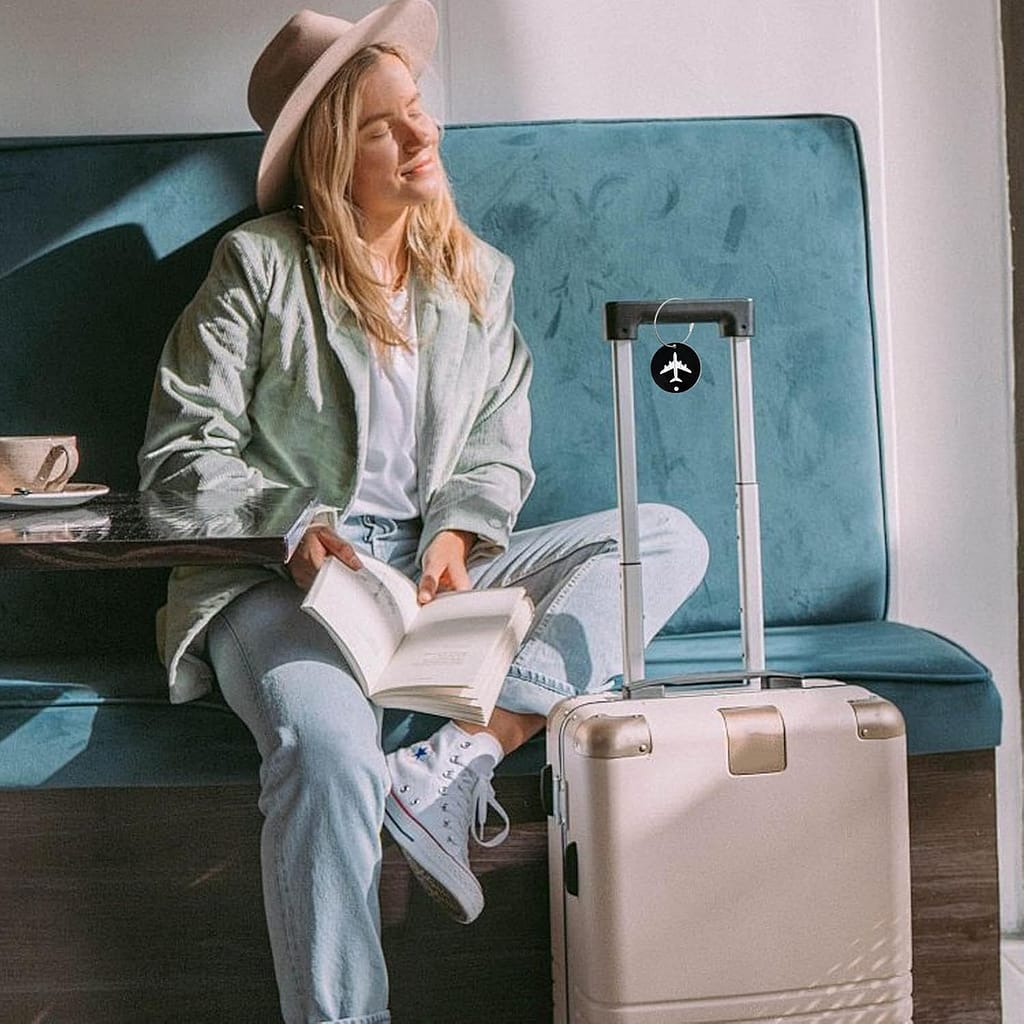 Porte étiquette valise