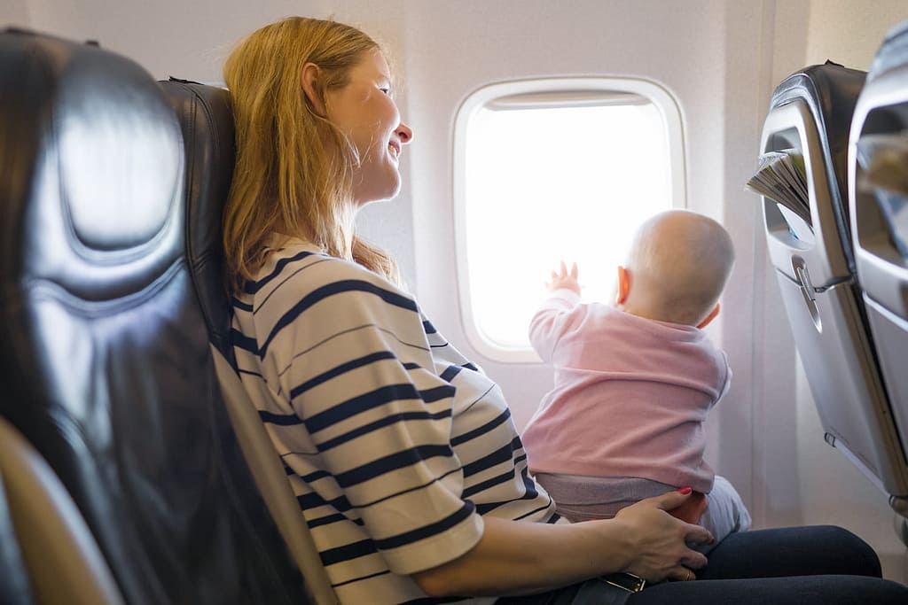 Objets pour bébé en cabine