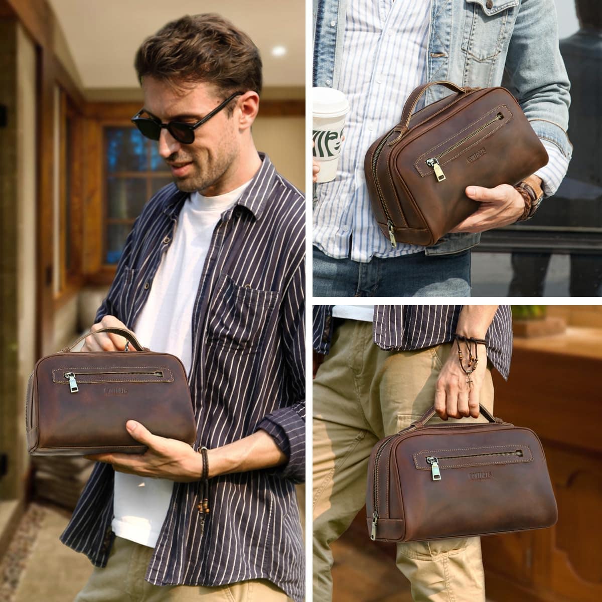 Grande trousse de toilette pour homme – Image 5