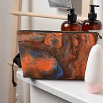Trousse de toilette motif marbre