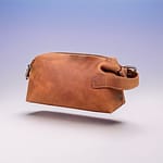 Trousse de toilette homme en cuir – VeeBag™