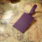 Étiquette bagage cuir