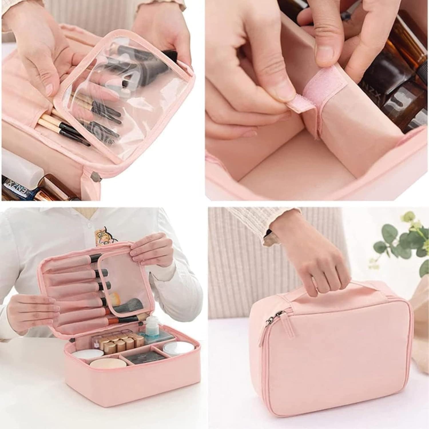 Trousse de toilette femme plusieurs compartiments