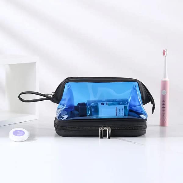 Trousse de toilette transparente homme – VeeBag™