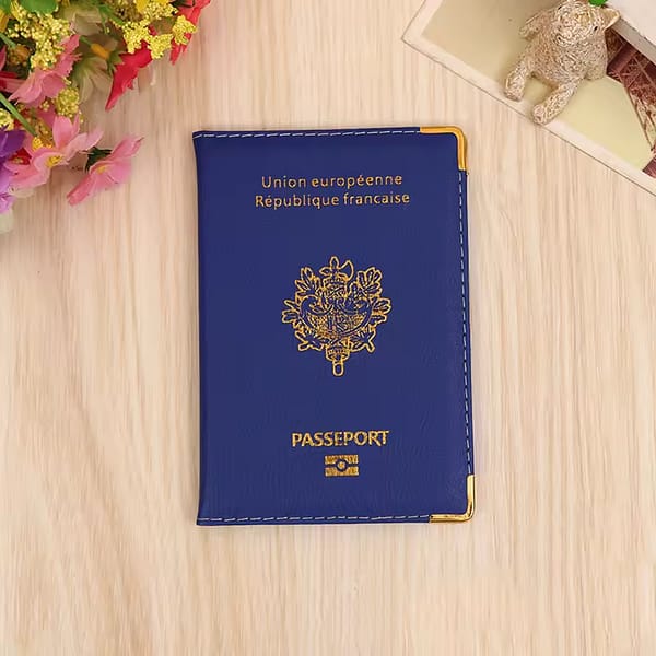 Protège-Passeport Français – VeeBag™ - Bleu