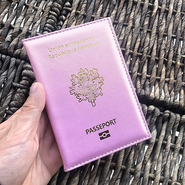 Protège-Passeport Français – VeeBag™ - Bleu