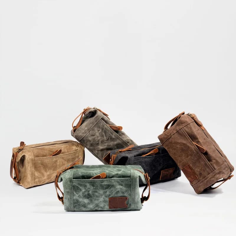 Trousse de toilette vintage homme – VeeBag™