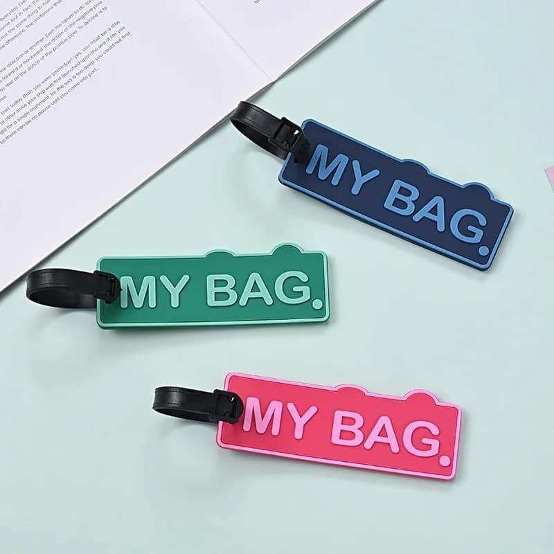 Étiquette valise pour avion