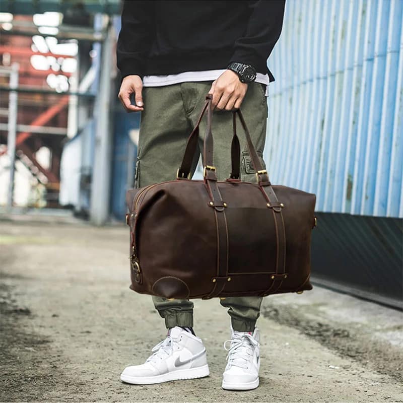 Sac de voyage homme cuir luxe