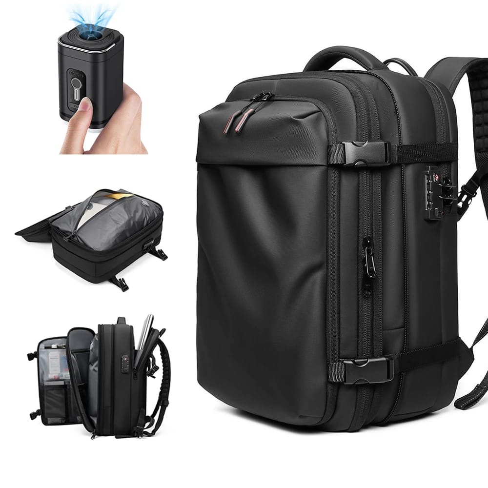Sac à dos cabine compression sous vide