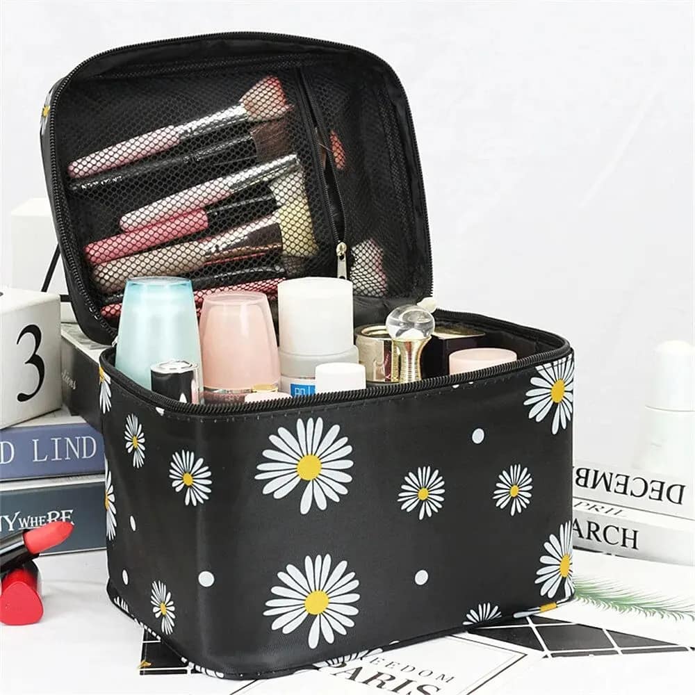 Trousse de toilette fleurs