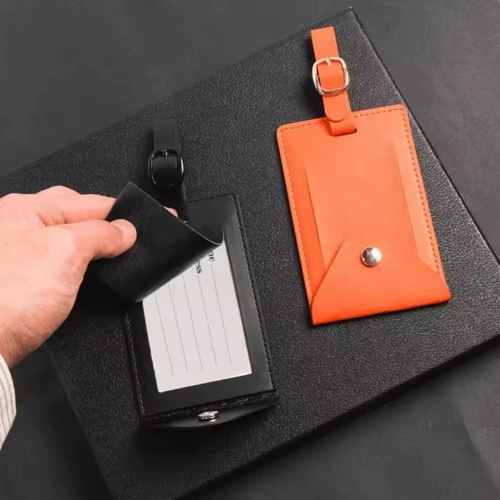 Porte étiquette pour valise