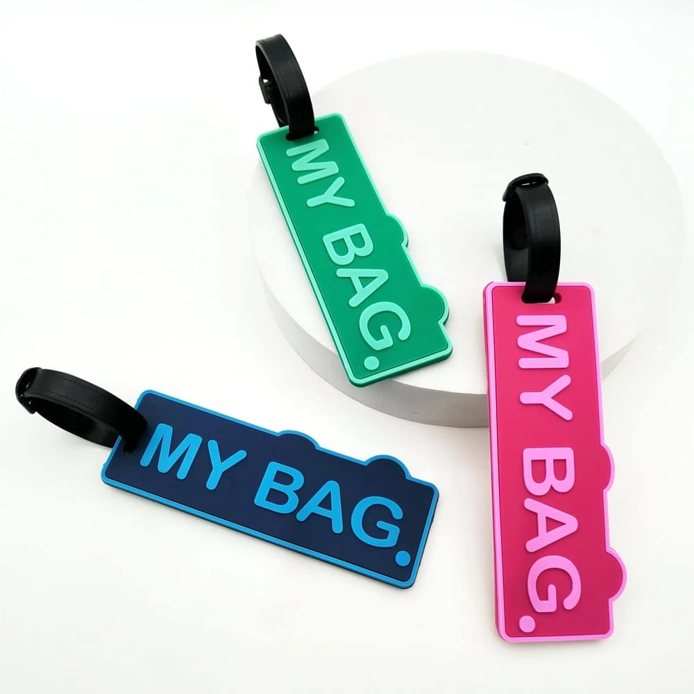 Étiquette valise pour avion