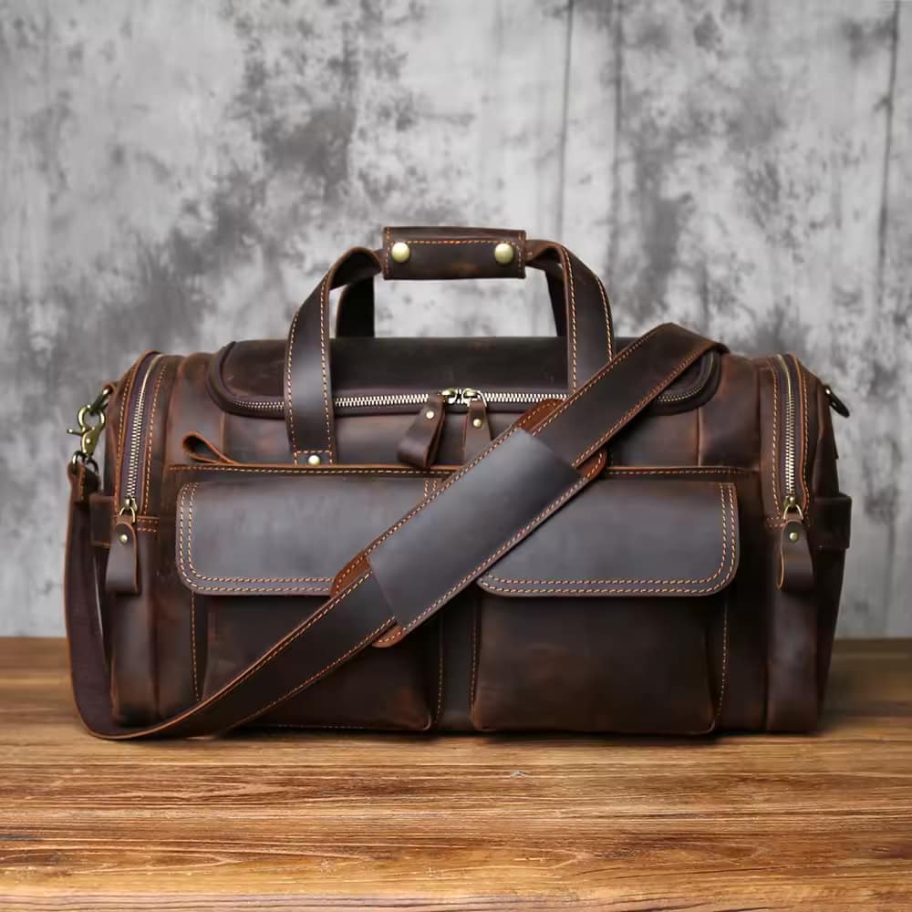 Sac de voyage en cuir