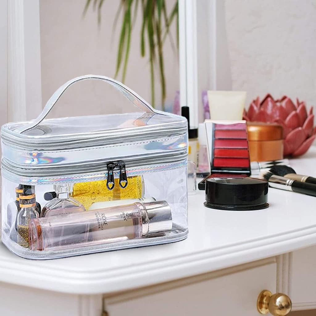 Trousse de toilette femme transparente – VeeBag™