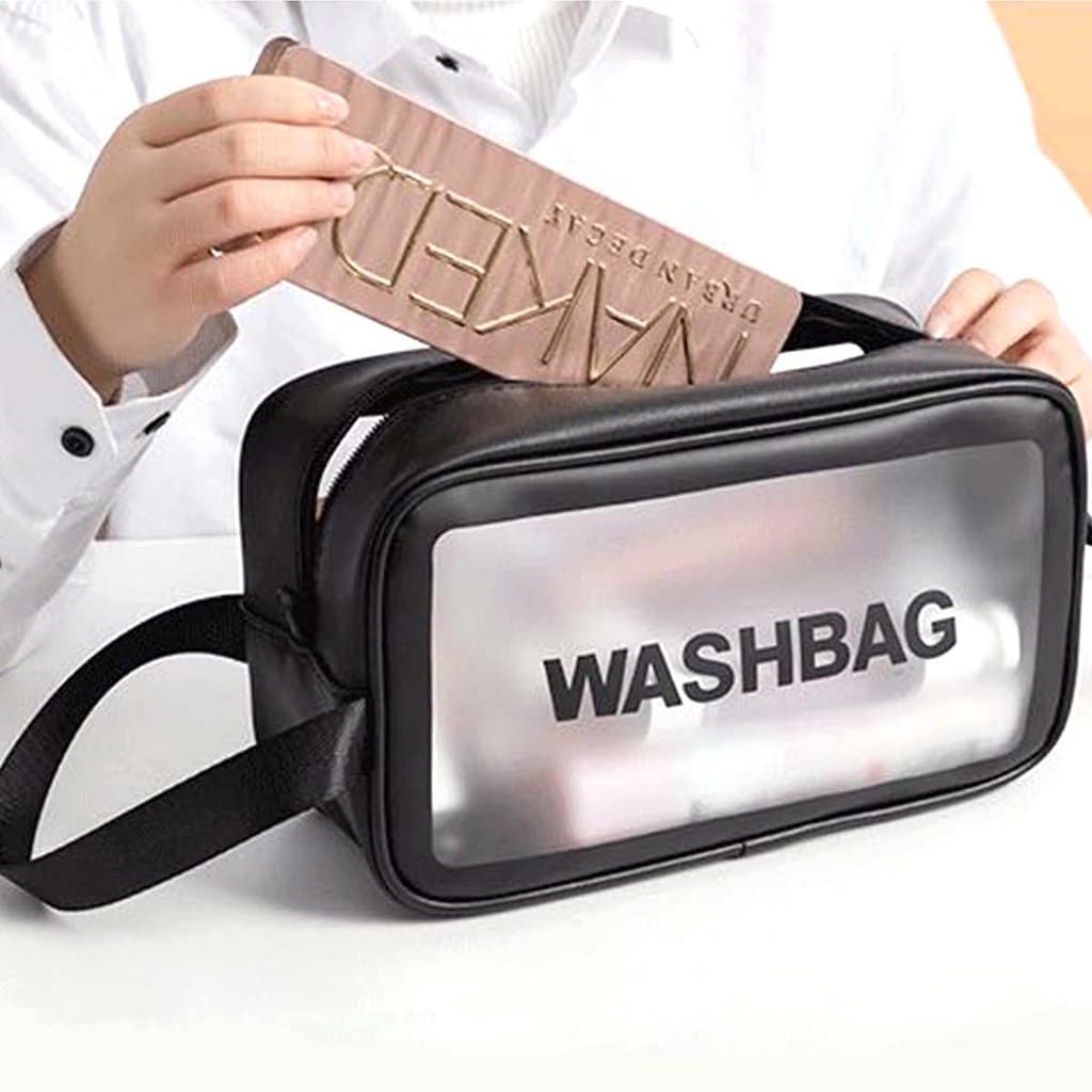 Trousse de toilette homme transparente – VeeBag™