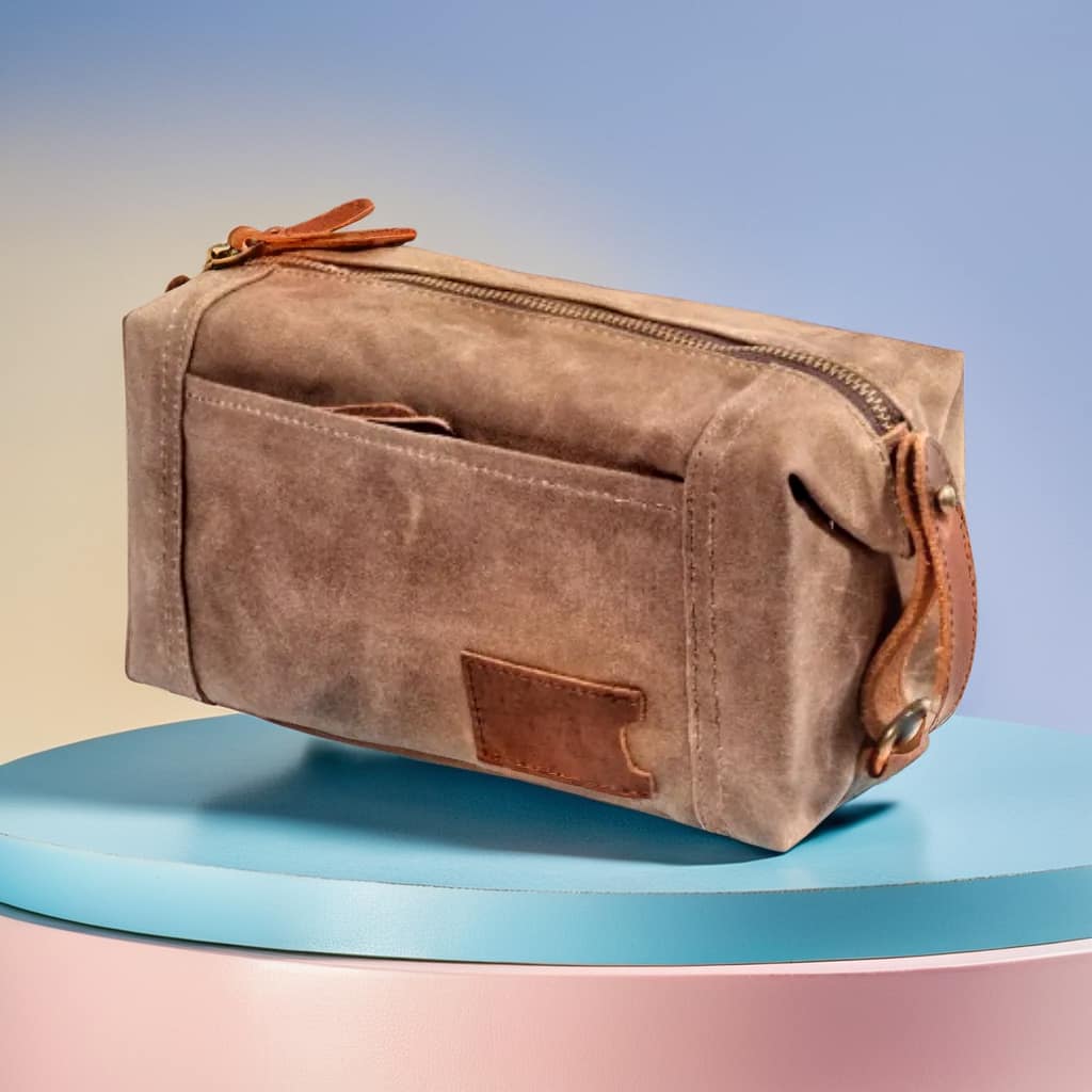 Trousse de toilette vintage homme – VeeBag™