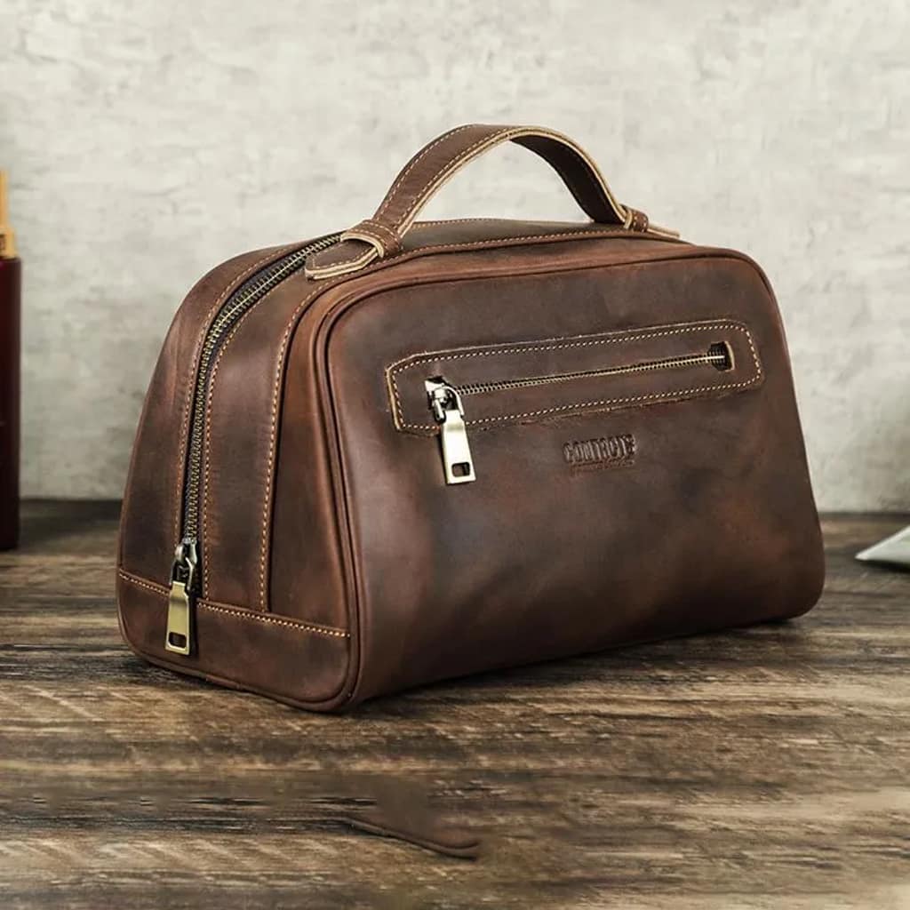 Grande trousse de toilette pour homme