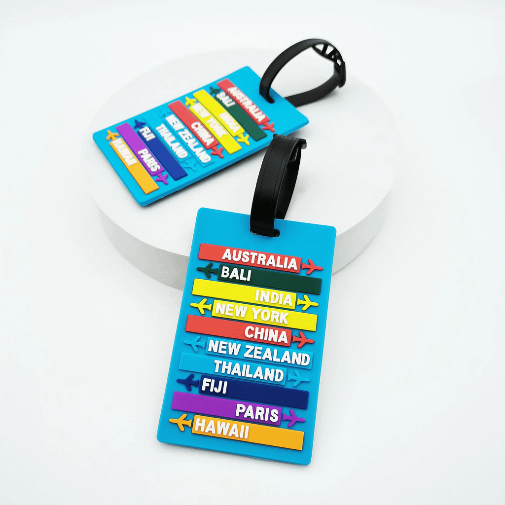 Étiquette pour valise avion