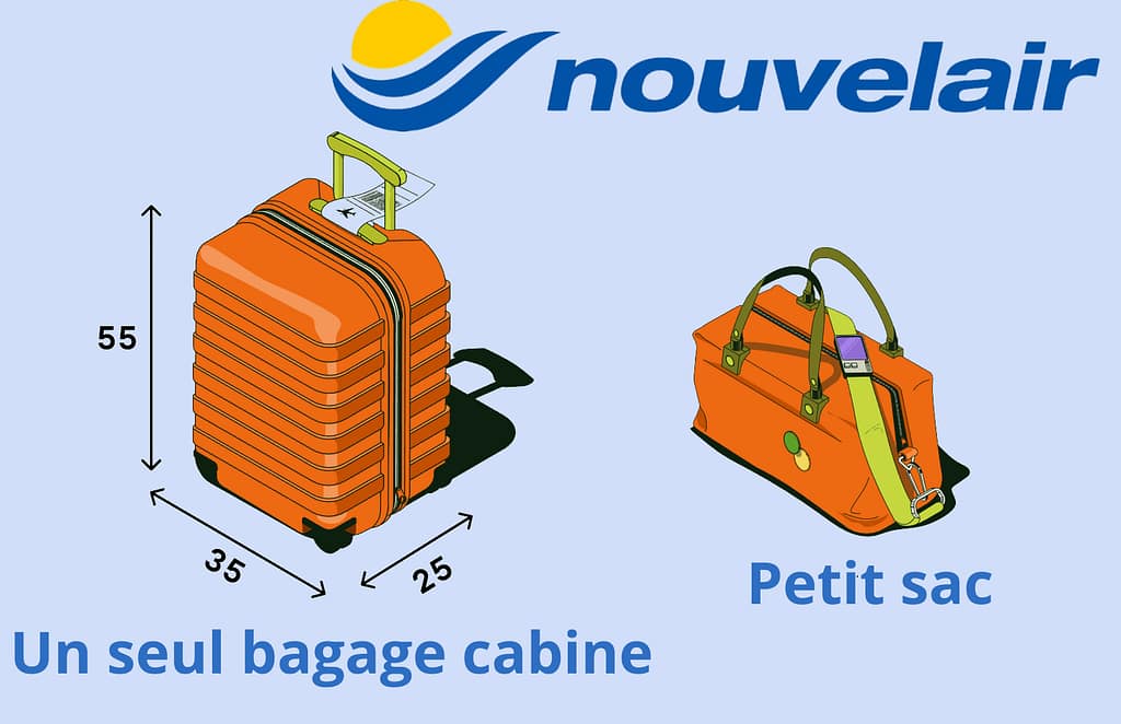 Dimension bagage cabine Nouvelair : Quelles sont les règles à respecter ?