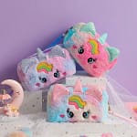 Trousse de toilette motif licorne