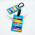 Étiquette pour valise avion