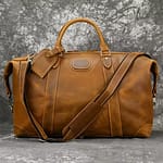 Sac de voyage en cuir vintage