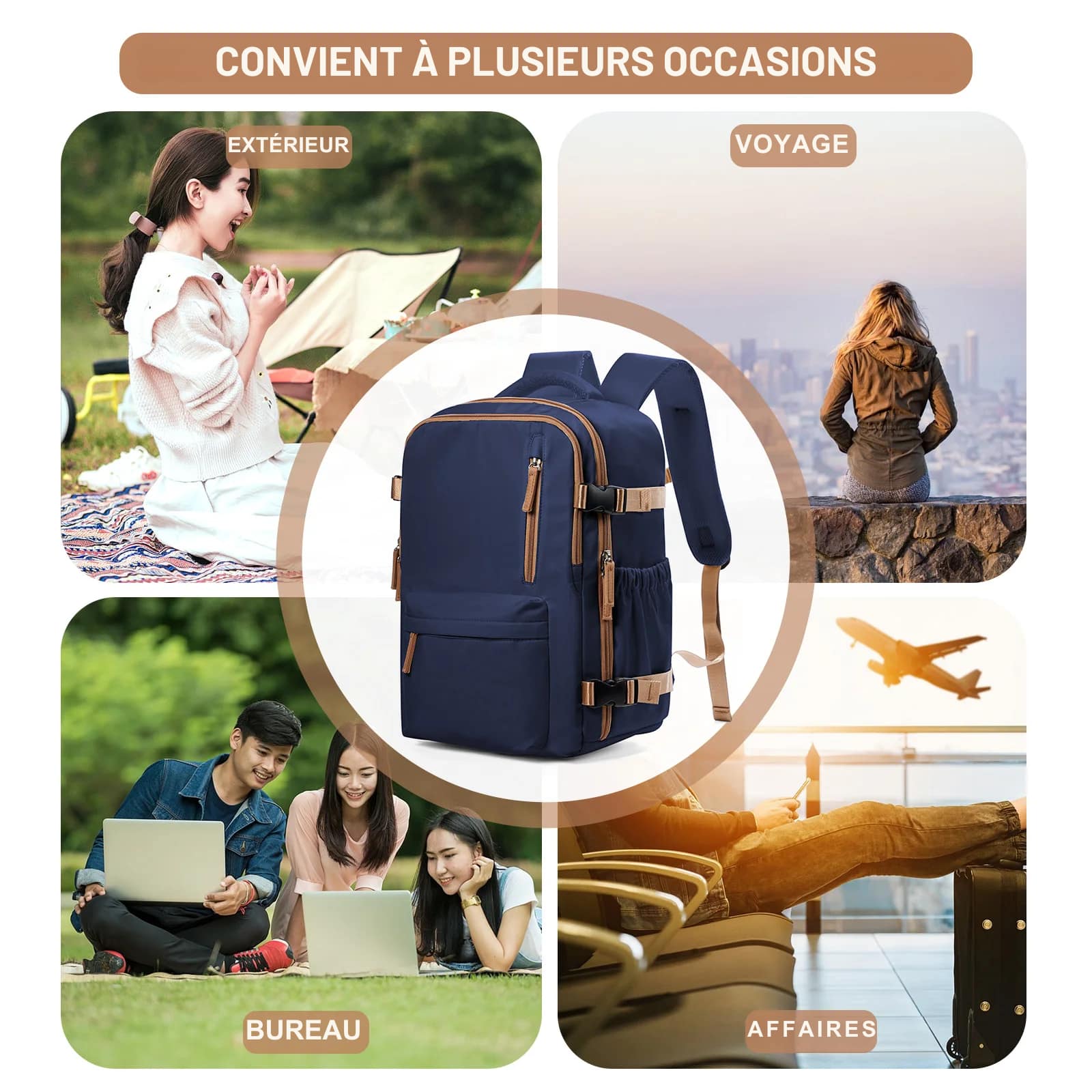 Sac à dos 40x20x25 cm