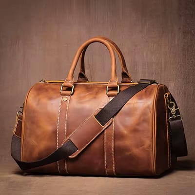 Sac en cuir de voyage pour homme