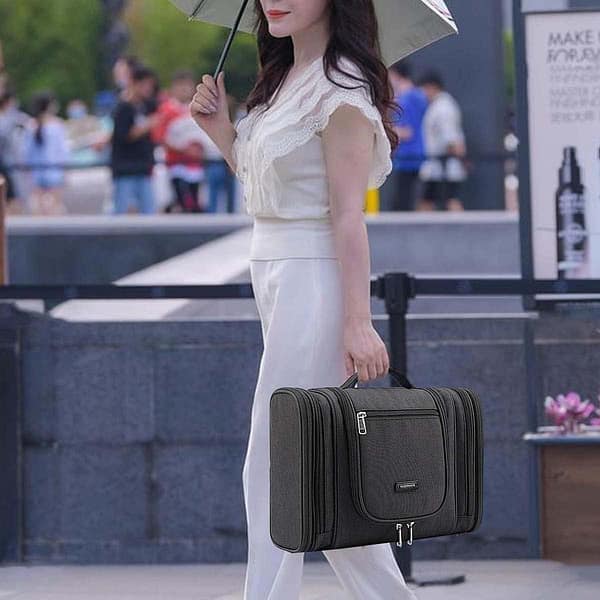 Grande trousse de toilette avec compartiment – VeeBag™