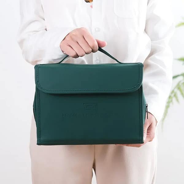 Trousse de toilette pliable femme – VeeBag™