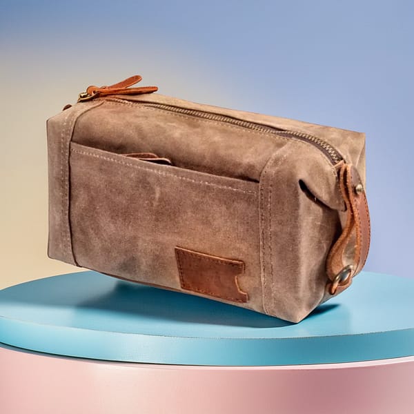 Trousse de toilette vintage homme – VeeBag™