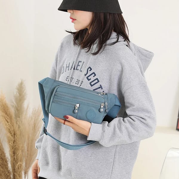 Sac banane femme multipoches