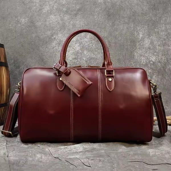 Sac de voyage en cuir femme