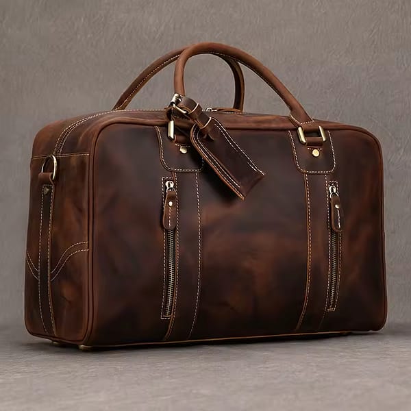 Sac de voyage homme cuir vintage
