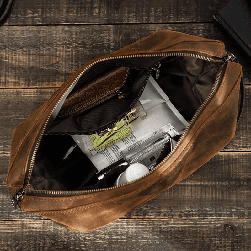 Trousse de toilette homme vintage – VeeBag™