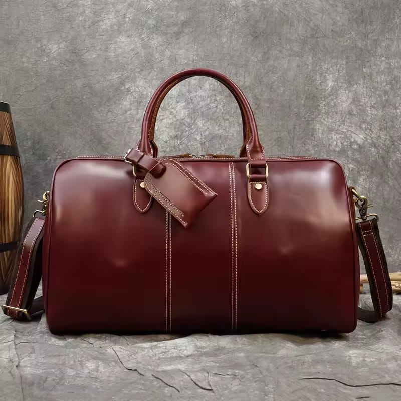 Sac de voyage en cuir femme