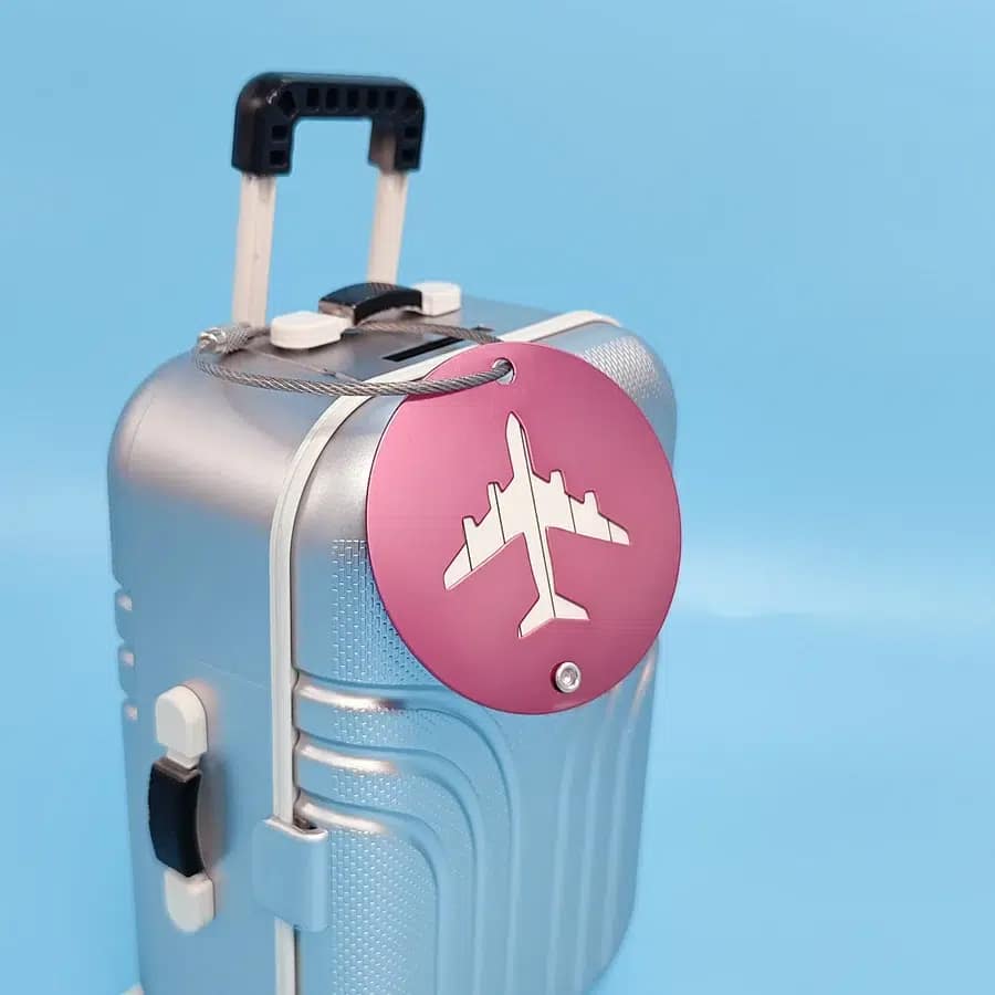 Porte étiquette valise