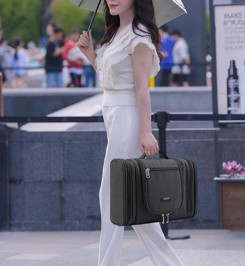 Grande trousse de toilette avec compartiment – VeeBag™