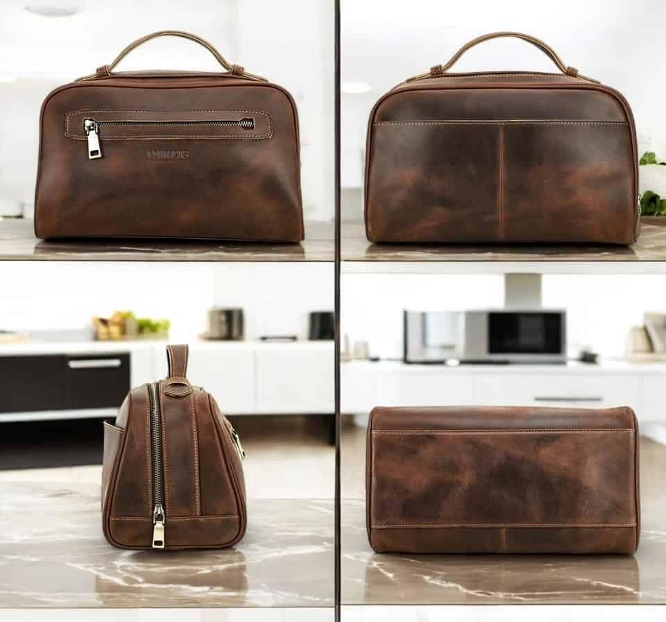 Grande trousse de toilette pour homme